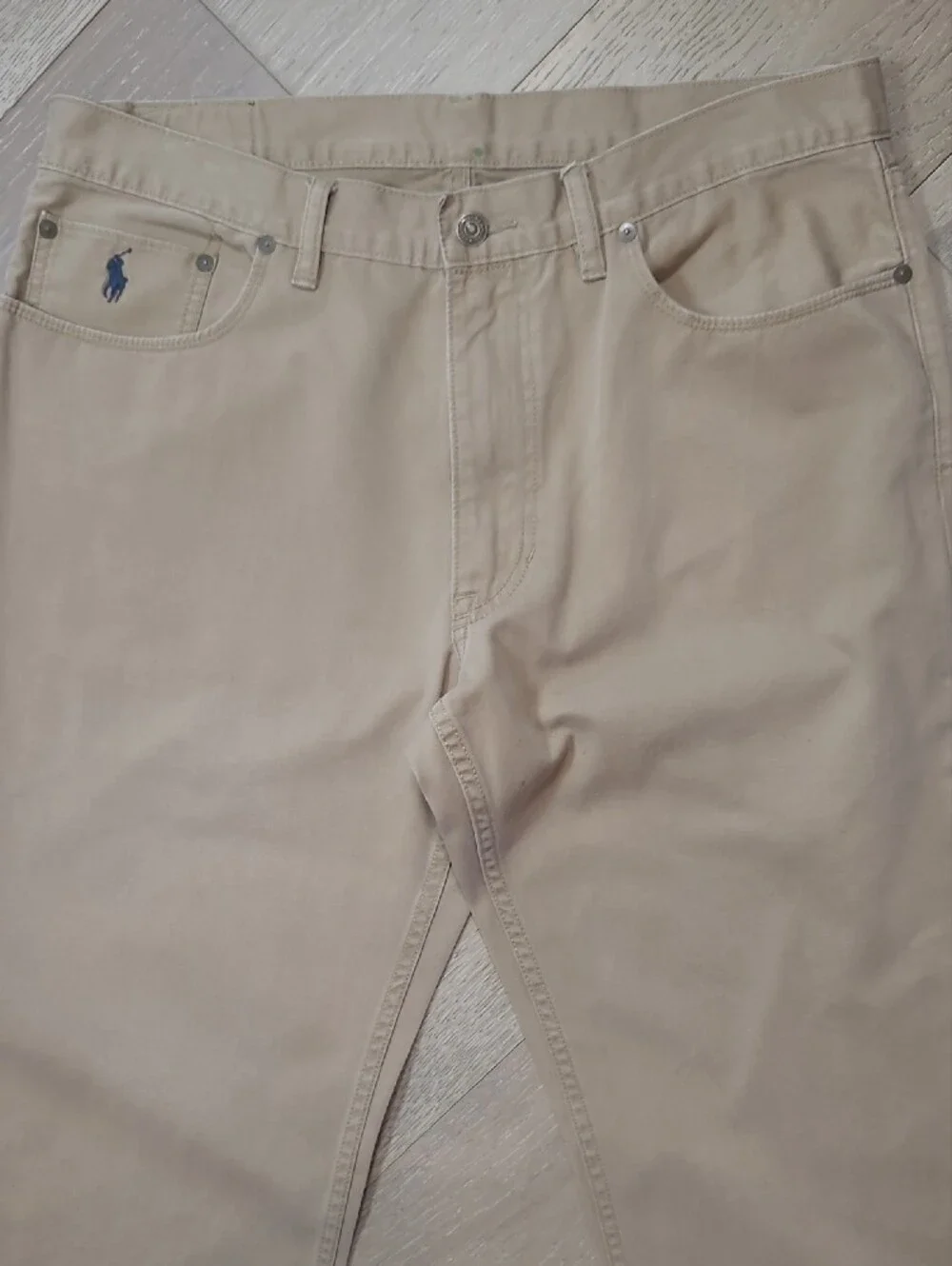Polo Ralph Lauren Jeans Men's sz 36*/32* 650 Straight Leg Light Brown Pants
